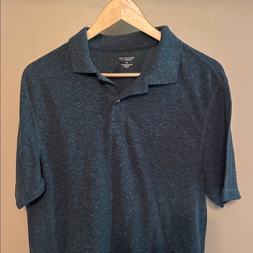 Roundtree & Yorke Dark Blue Polo Shirt